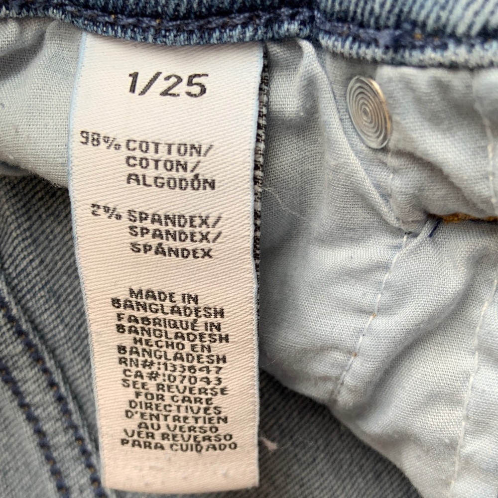 Celebrity Pink Light Blue Distressed Skinny Jeans - Picture 3 of 5